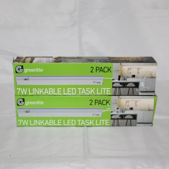 greenlite 2 pack(2) 7w Linkable LED Task Lite.  Set of 4 - Picture 6 of 6